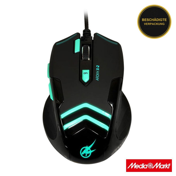 Port Arokh X-2 7 Buttons 3500DPI · beschädigte Verpackung