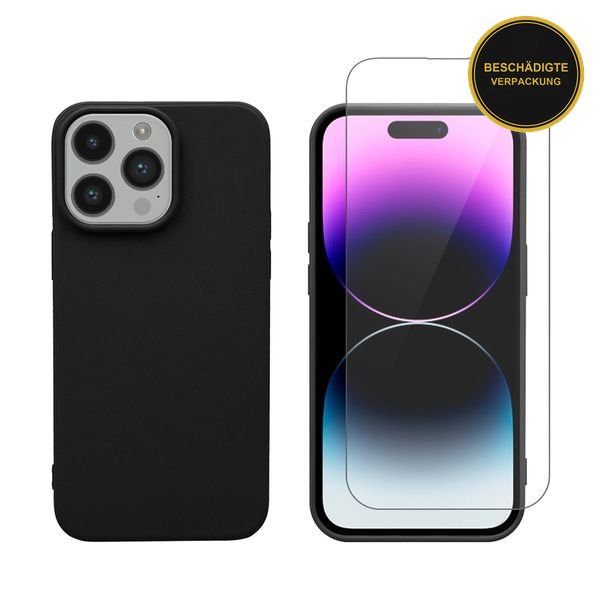 Redshield iPhone 14 Pro TPU & Tempered Glass Black
