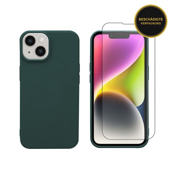 Redshield iPhone 14 TPU & Tempered Glass Green