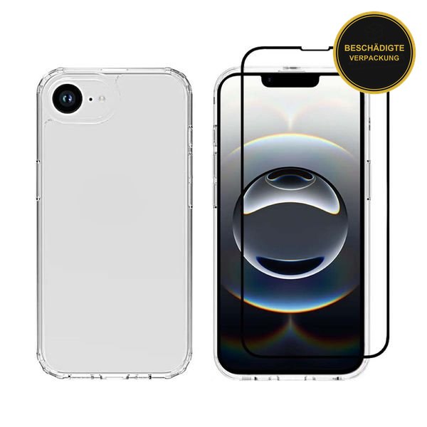 Redshield iPhone 16E Acrylic TN & Full Face Tempered Glass · beschädigte Verpackung
