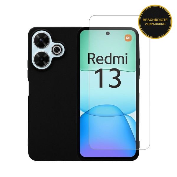 Redshield Redmi 13 4G Black · beschädigte Verpackung