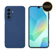 Redshield Samsung A17 Silicone Case & Tempered Glass Navy Blue 1