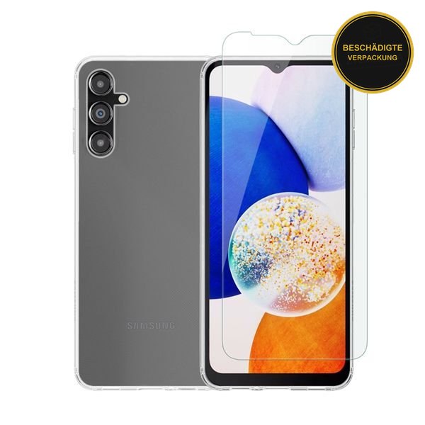 Redshield Samsung Galaxy A14 4G/5G TPU Hülle & Tempered Glass · beschädigte Verpackung
