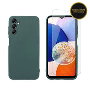 Redshield Samsung Galaxy A14 TPU & Tempered Glass Green 1