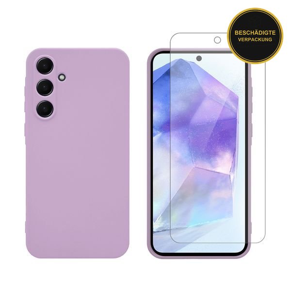 Redshield Samsung Galaxy A35 TPU Purple & Tempered Glass · beschädigte Verpackung