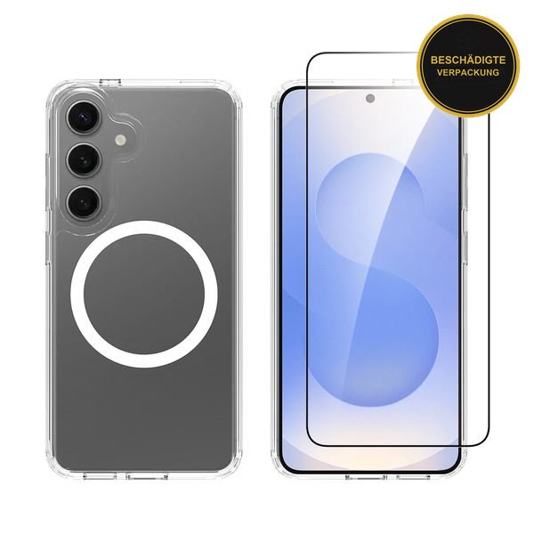 Redshield Samsung Galaxy S25 Magnetic Acrylic Case & Full Face Tempered Glass Set