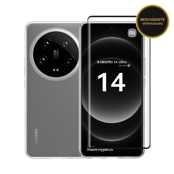 Redshield Xiaomi 14 Ultra TPU Transparent &  3D Curved Tempered Glass