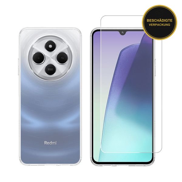 Redshield Xiaomi Redmi 14C 4G/Poco C75 TPU Case & Glass Transparent