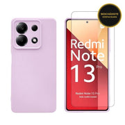 Redshield Xiaomi Redmi Note 13 Pro 5G/Poco X6 Silicone Purple & Tempered Glass 1