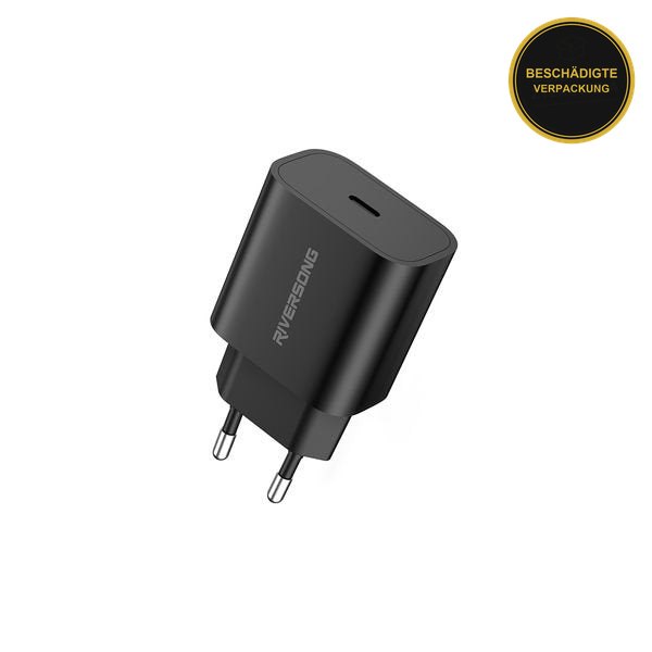 Riversong PowerKub 20 Type-C 20W Black · beschädigte Verpackung