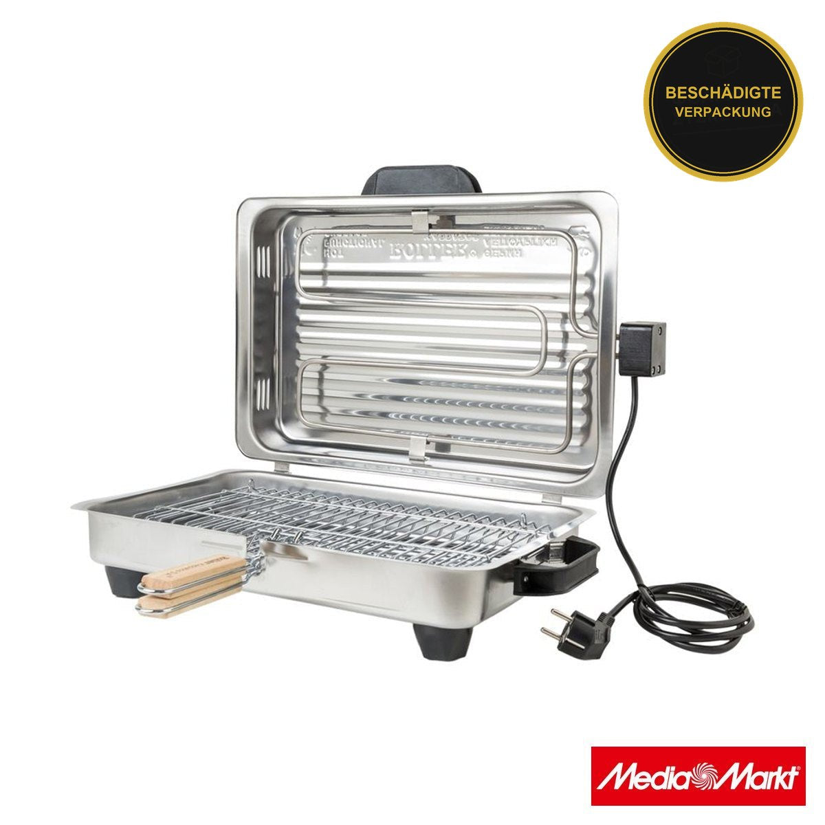 Roller Grill mit Deckel & Rost