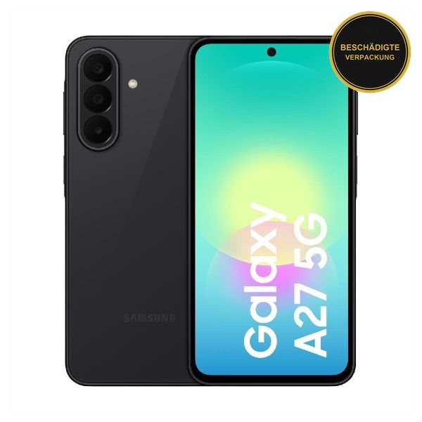 Samsung Galaxy A27 5G Black 256GB · beschädigte Verpackung