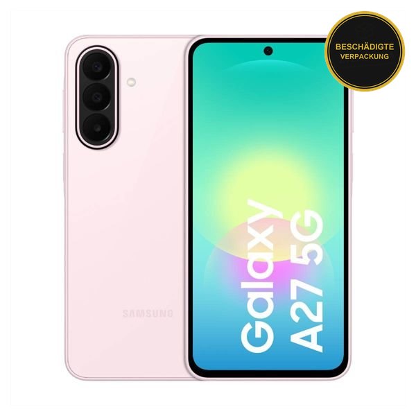 Samsung Galaxy A27 5G Pink 128GB · beschädigte Verpackung