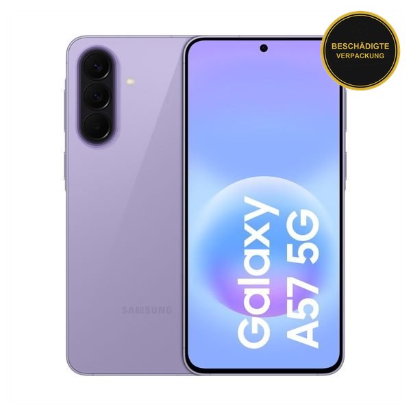 Samsung Galaxy A57 8GB/256GB Awesome Lillac 5G · beschädigte Verpackung