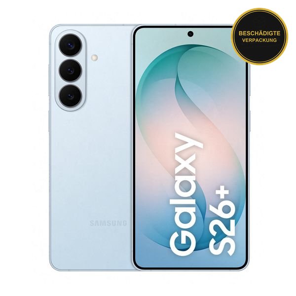 Samsung Galaxy S26+ 12GB/256GB Sky Blue · beschädigte Verpackung