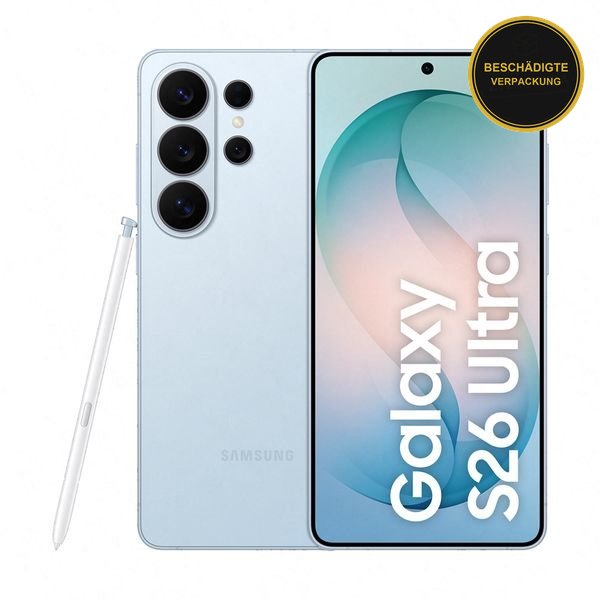 Samsung Galaxy S26 Ultra 12GB/256GB Sky Blue · beschädigte Verpackung