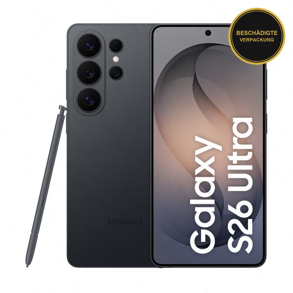 Samsung Galaxy S26 Ultra 12GB/512GB Black · beschädigte Verpackung