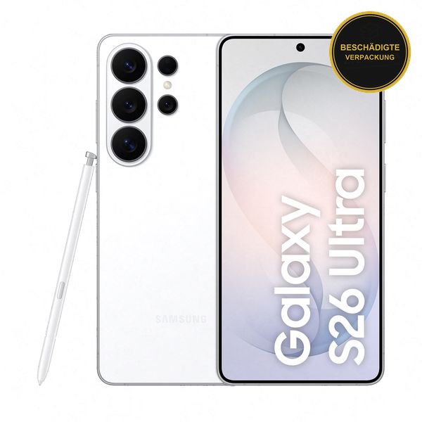 Samsung Galaxy S26 Ultra 12GB/512GB White · beschädigte Verpackung