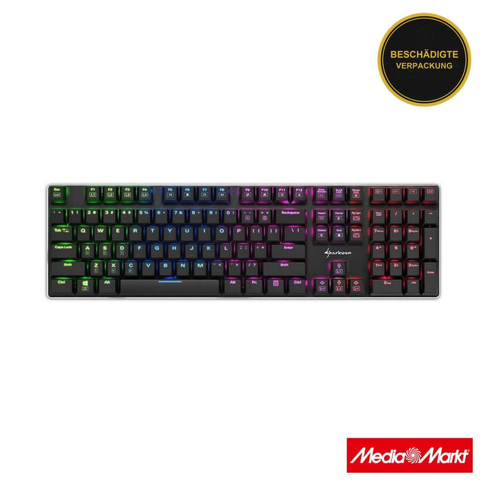 Sharkoon Pure Writer RGB Blue · beschädigte Verpackung