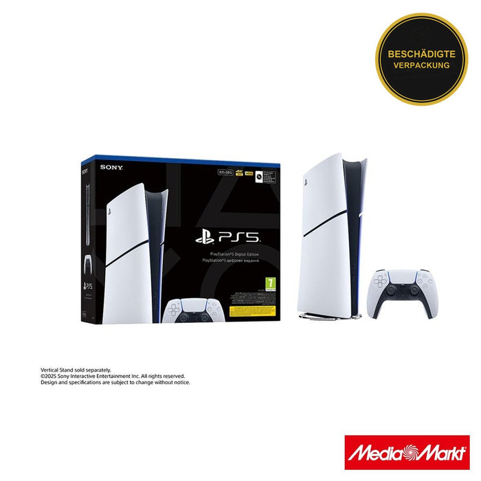 Sony PS5 Digital Slim Edition 825GB · beschädigte Verpackung