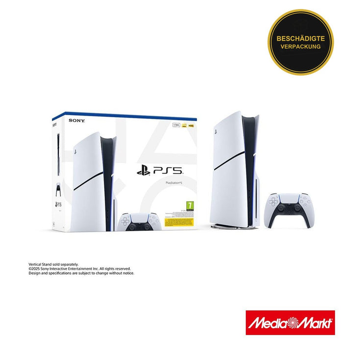 Sony PS5 Slim Edition 1TB · beschädigte Verpackung