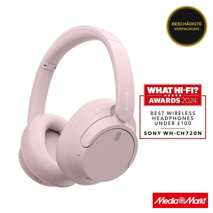 Sony WHCH720N Wireless Noise Cancelling Headphones Pink · beschädigte Verpackung