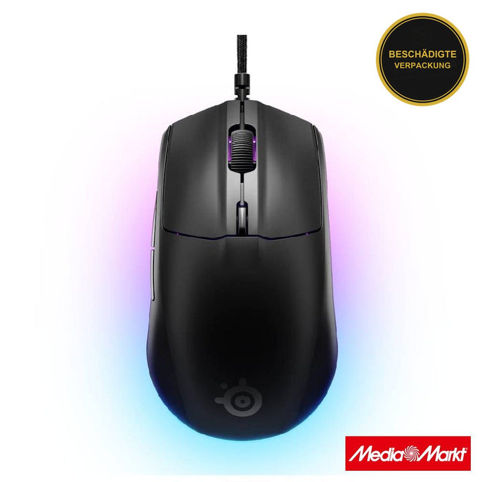 SteelSeries Rival 3 Gen 2 Black · beschädigte Verpackung