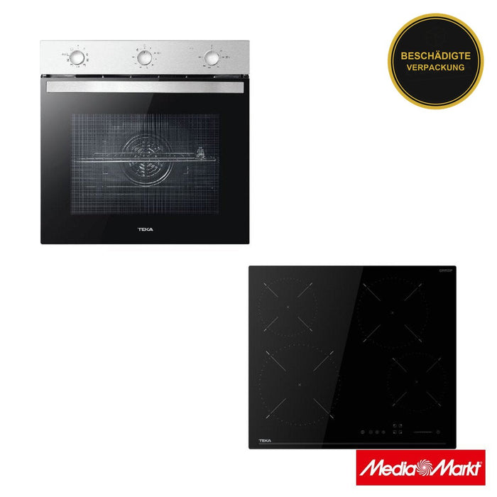 Teka Backofen HBB 6250 SS & Glaskeramik Kochfelder TBC 64120 TCS BK · beschädigte Verpackung