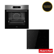 Teka HCB 6370 P Pyrolyse Backofen & TBC 64120 TCS BK Glaskeramik Kochfeld 1