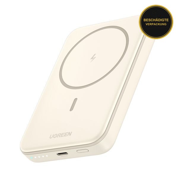 Ugreen 10.000mAh 20W Beige Magnetic Wireless · beschädigte Verpackung