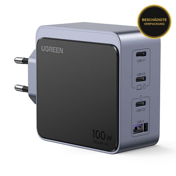 Ugreen X565 100W Gray · beschädigte Verpackung
