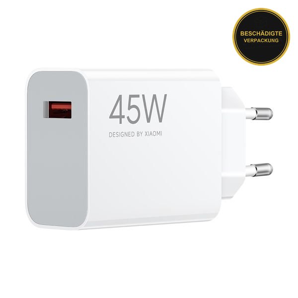 Xiaomi 45W Turbo Type-A Charging Power Adapter · beschädigte Verpackung